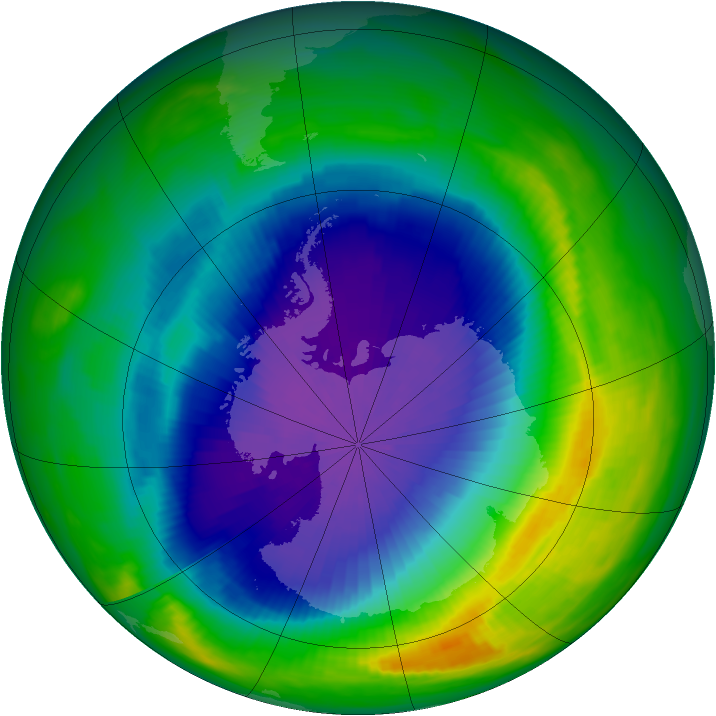 Ozone Map 1991-10-13